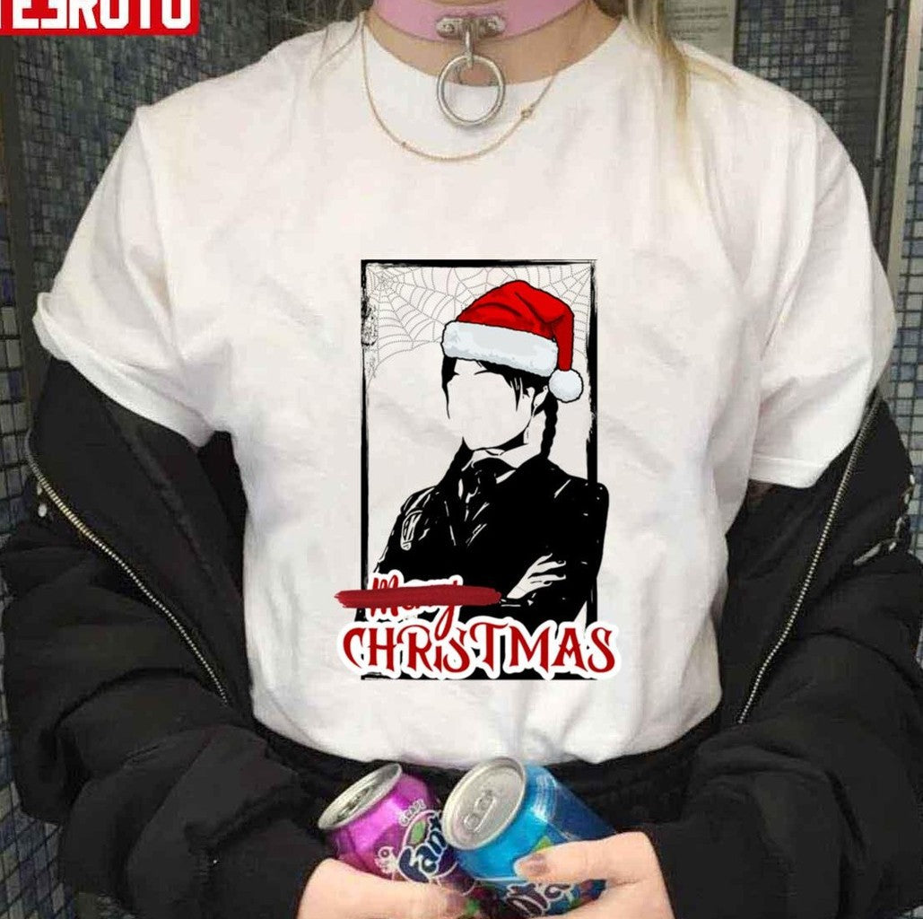 Not Merry Xmas Wednesday Christmas Unisex Sweatshirt