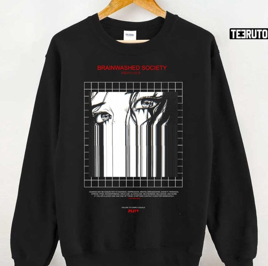 Anime Vapor Girl Brainwashed Society Unisex T-Shirt