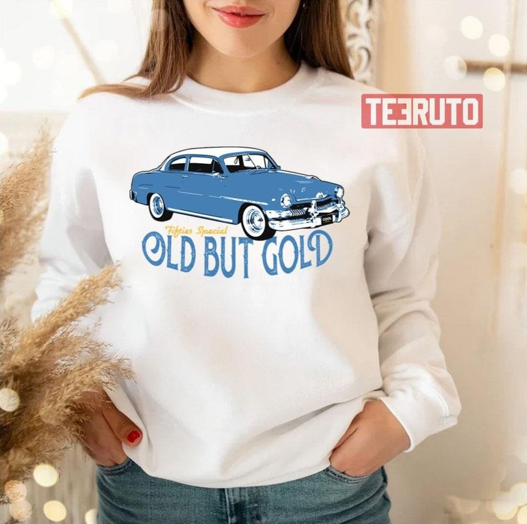 51 Blue Coupe Vintage Car Unisex T-Shirt