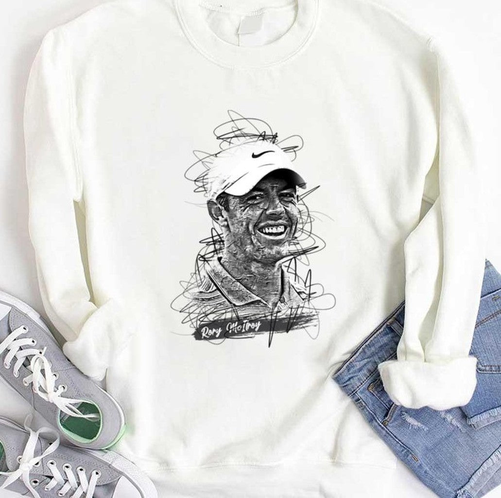 Rory Mcilroy Abstract Sketch Art Rory Mcilroy Unisex T-Shirt