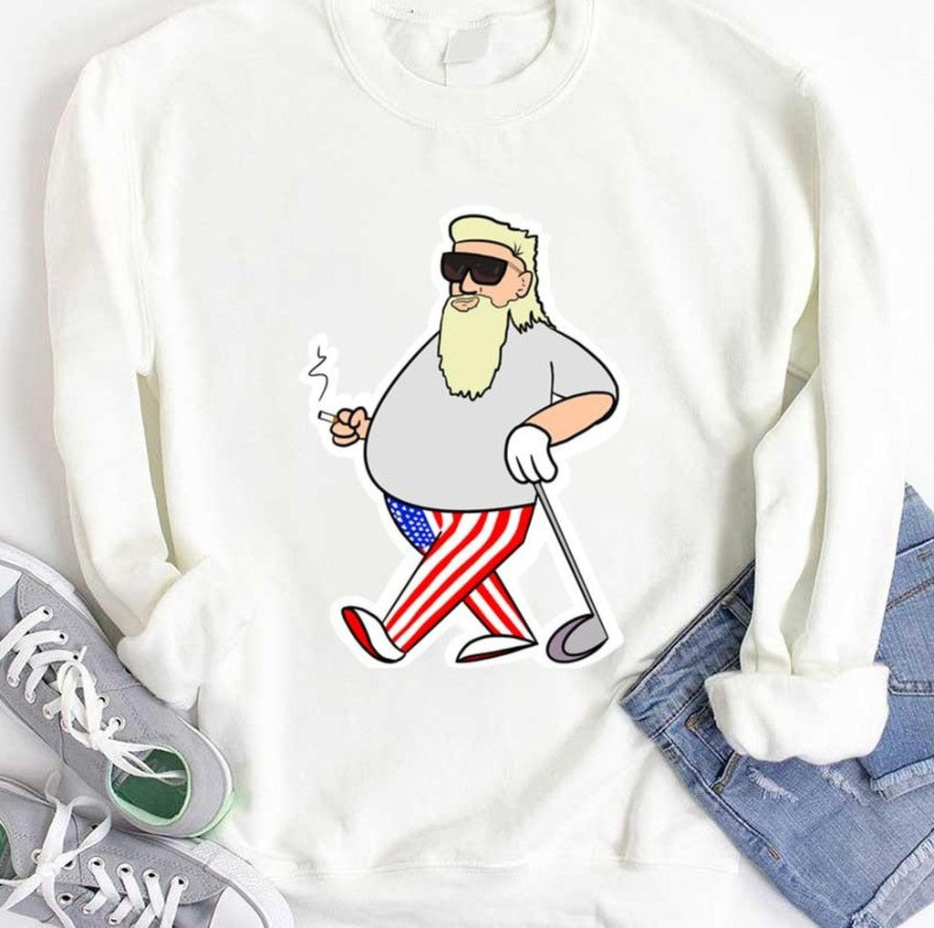 Smokin’ John Daly Golf Unisex T-Shirt