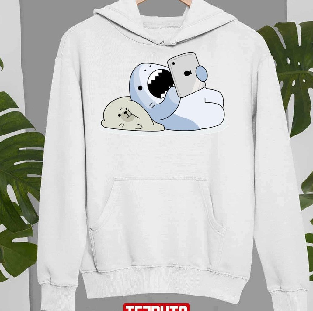Samezu Tablet Cute Shark Unisex Sweatshirt