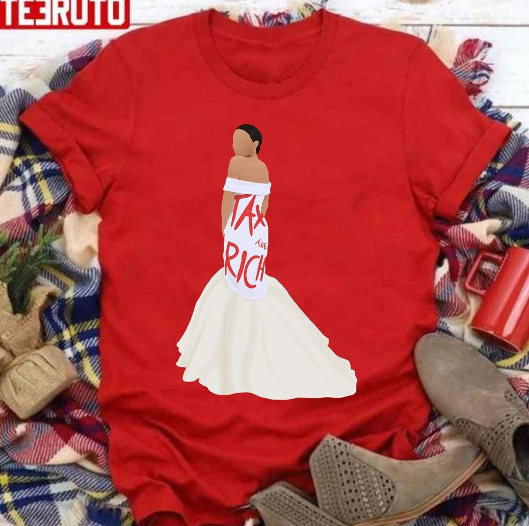 AOC Met Gala Tax The Rich Unisex Sweatshirt