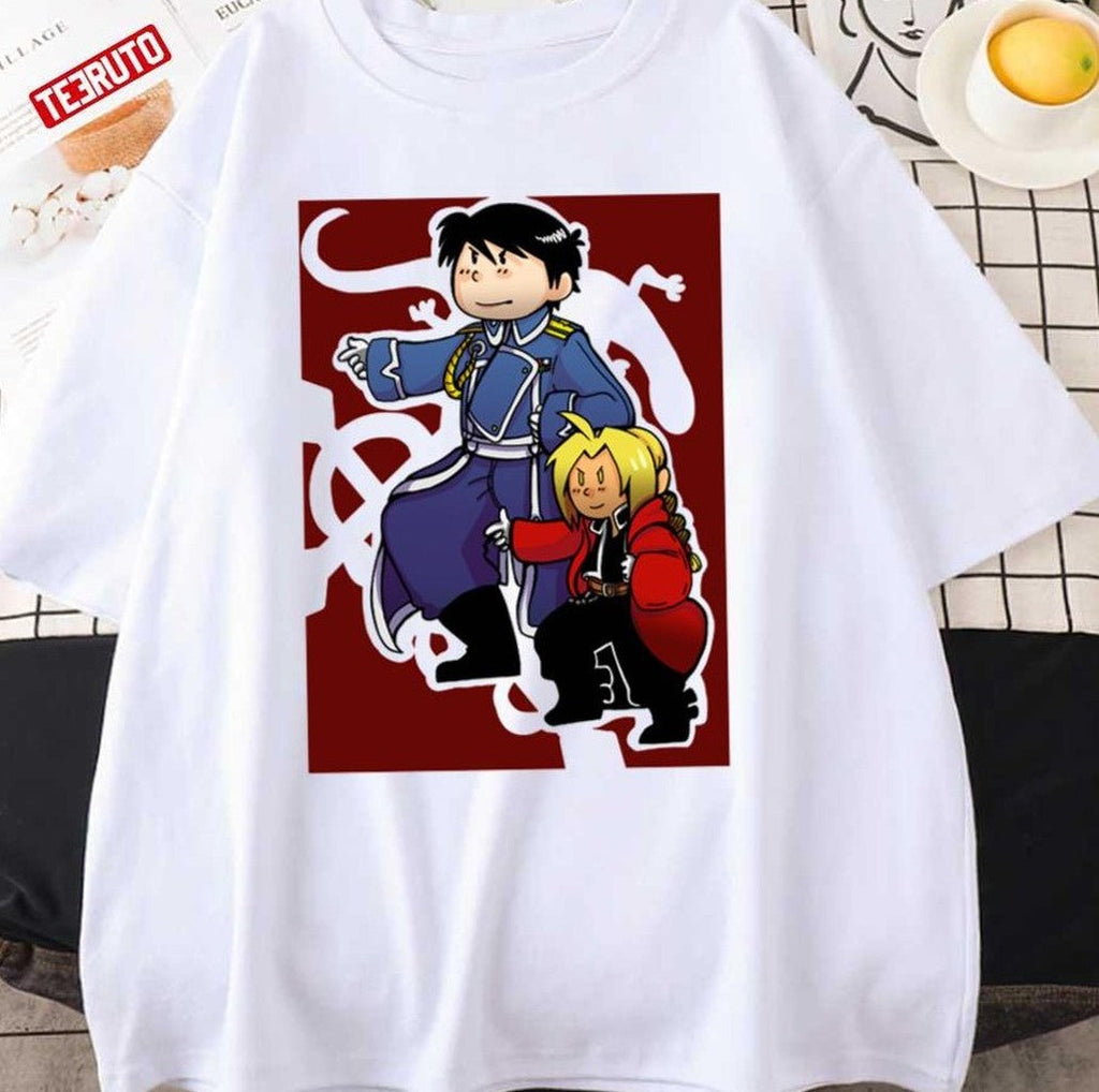 Show Him How It's Done Fullmetal Alchemist Eric And Mustang Unisex Sweatshirt