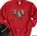 Pickle Christmas Lights Unisex Sweatshirt