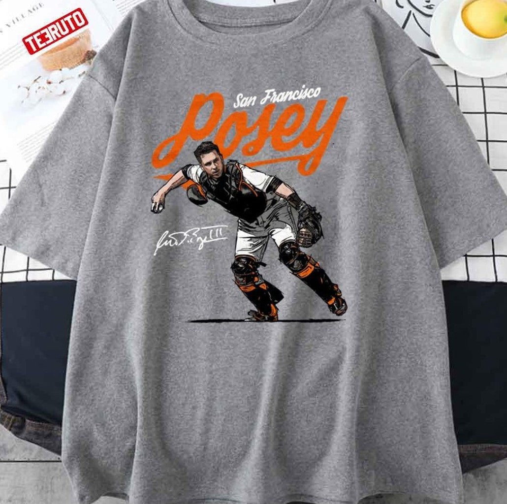 San Francisco Giants Buster Posey Signature Unisex T-Shirt