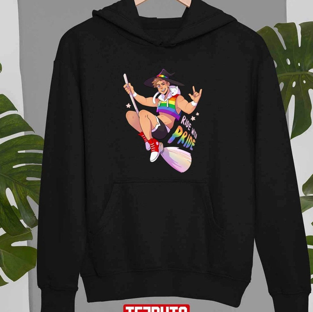 Ride With Pride Gay Halloween Unisex Sweatshirt