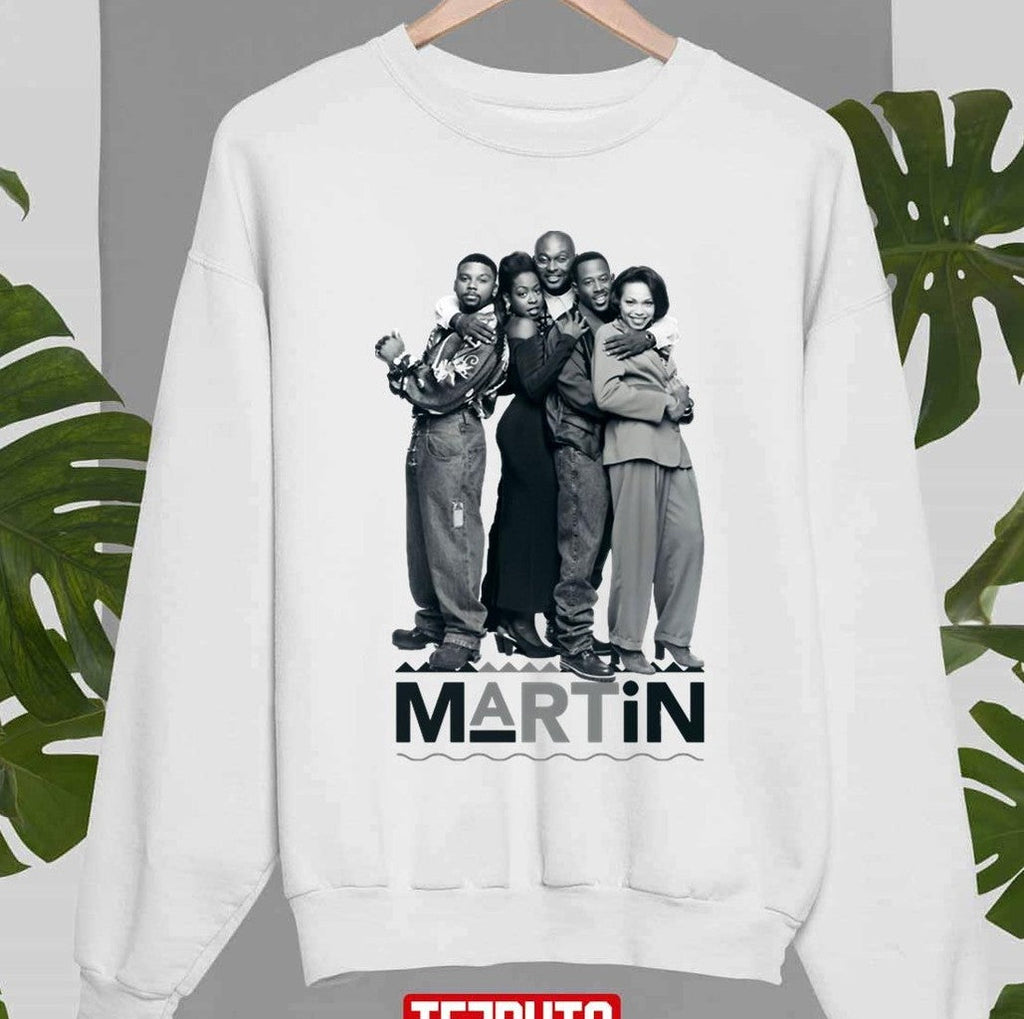 Black And White Image Of Martin's Cast Unisex Sweatshirt