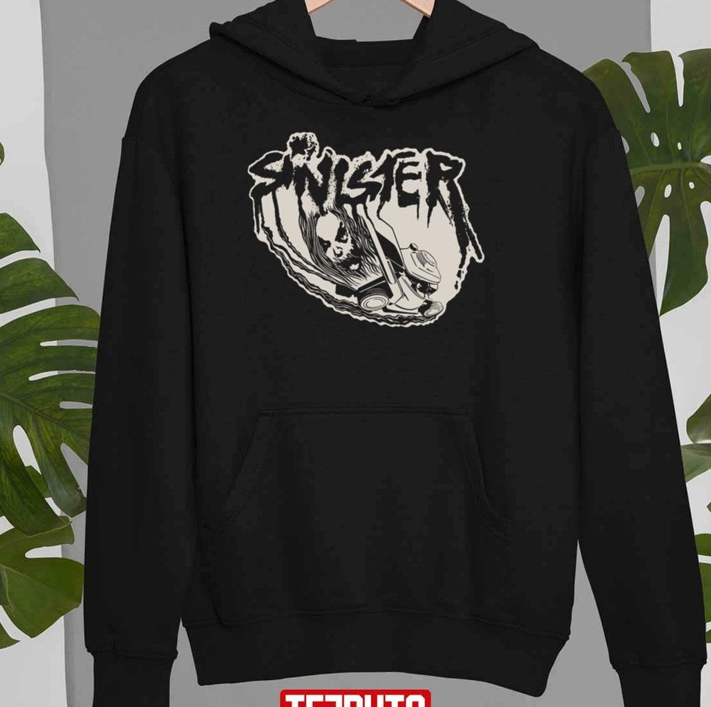 Sinister Lawn Mower White Unisex T-Shirt