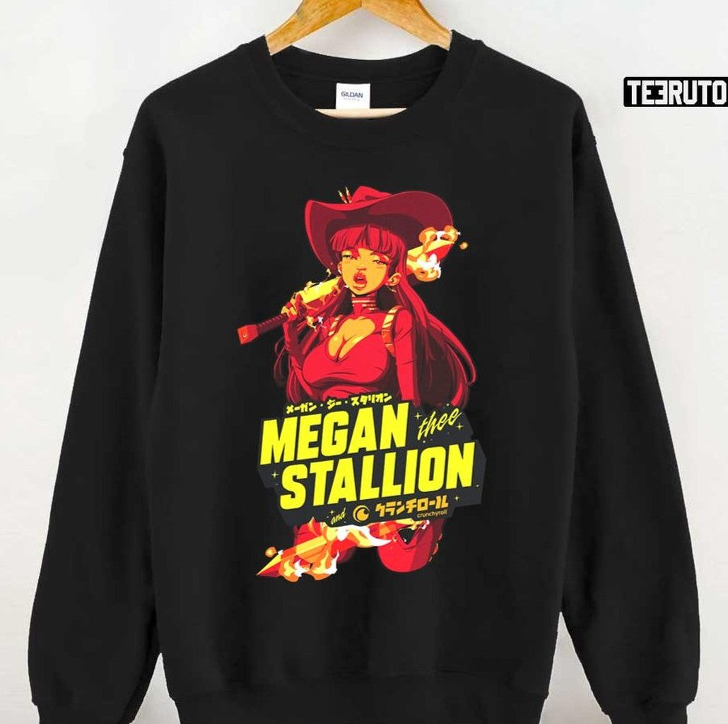 Anime Style Megan Thee Stallion Cr Loves Unisex T-Shirt