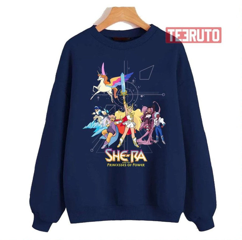 She Ra And The Princess Of Power Super Group Unisex Sweatshirt