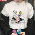 Natacha Cover Gaston Lagaffe Movie Cartoon Color Big Ben Unisex T-shirt
