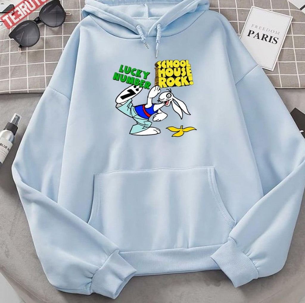 Schoolhouse Rock Lucky Number Seven Unisex Hoodie