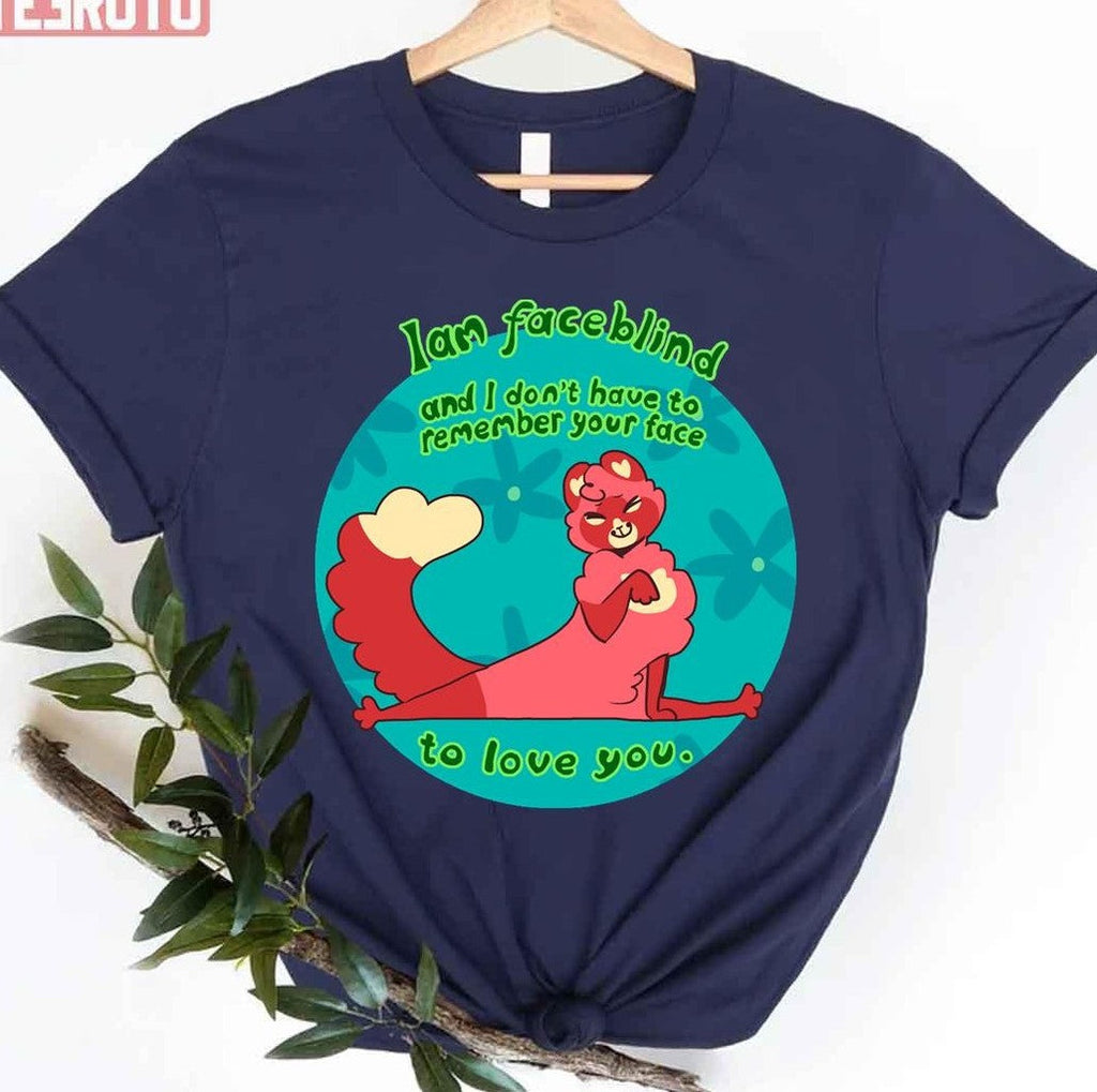 Prosopagnosia I Am Faceblind Art Unisex T-Shirt