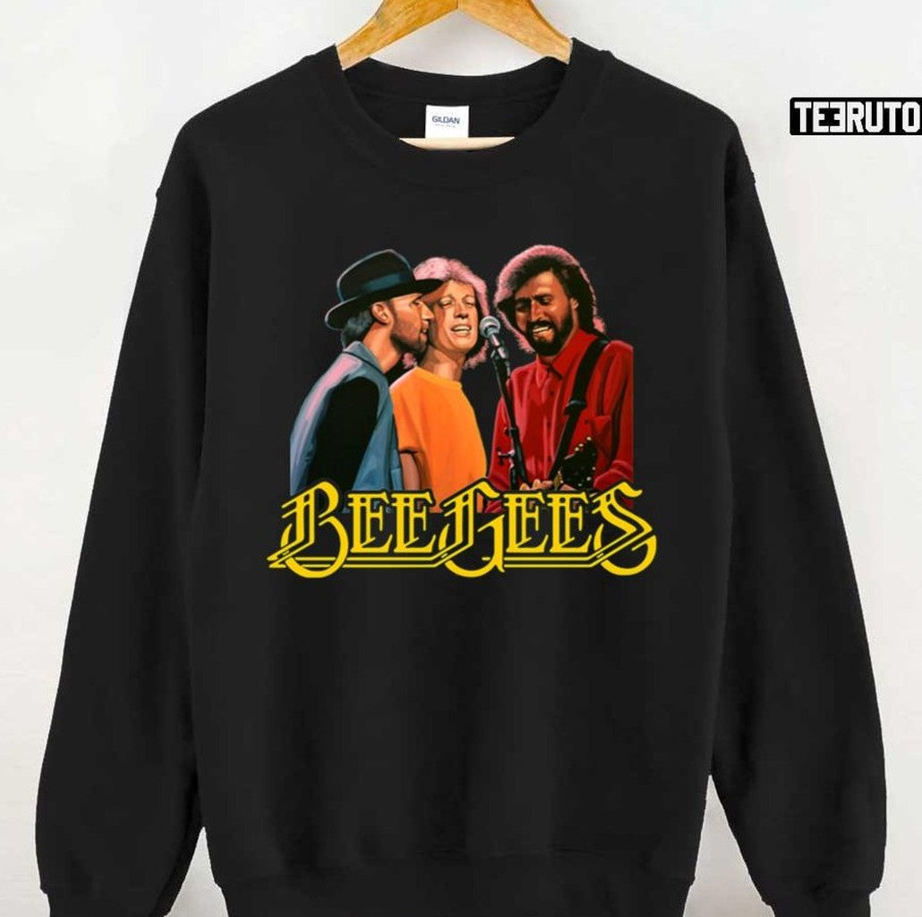 Bee Gees Singing Disco Ball Unisex T-Shirt