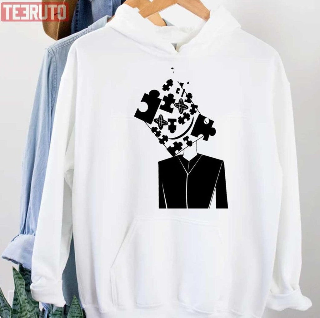 Black Design Marshmello Unisex Hoodie