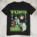 Black Clover Yuno Grinberryall Homage Black Clover Black Bulls Squad Homage Bootleg 90s Vintage Unisex T-Shirt