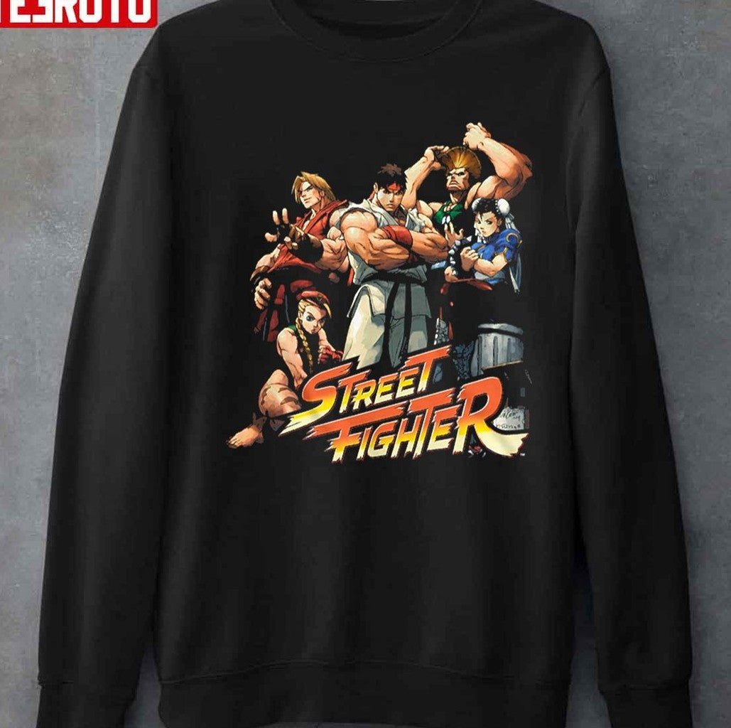 Awesome Characters Street Fighter Vintage Unisex T-shirt