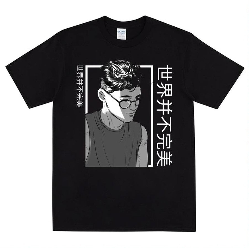 Anime Boy Study Mood Unisex T-Shirt