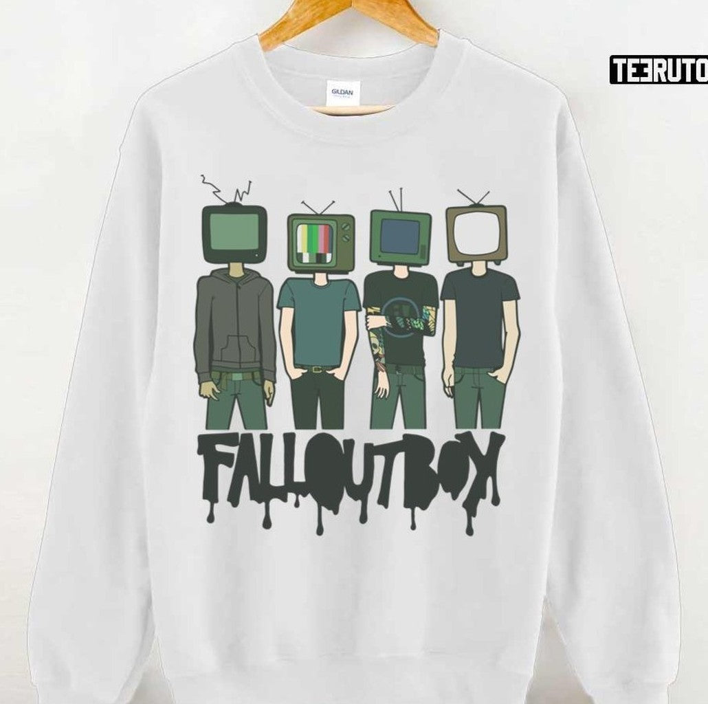 B L Girl The Tv Head Fall Out Boy Unisex Sweatshirt