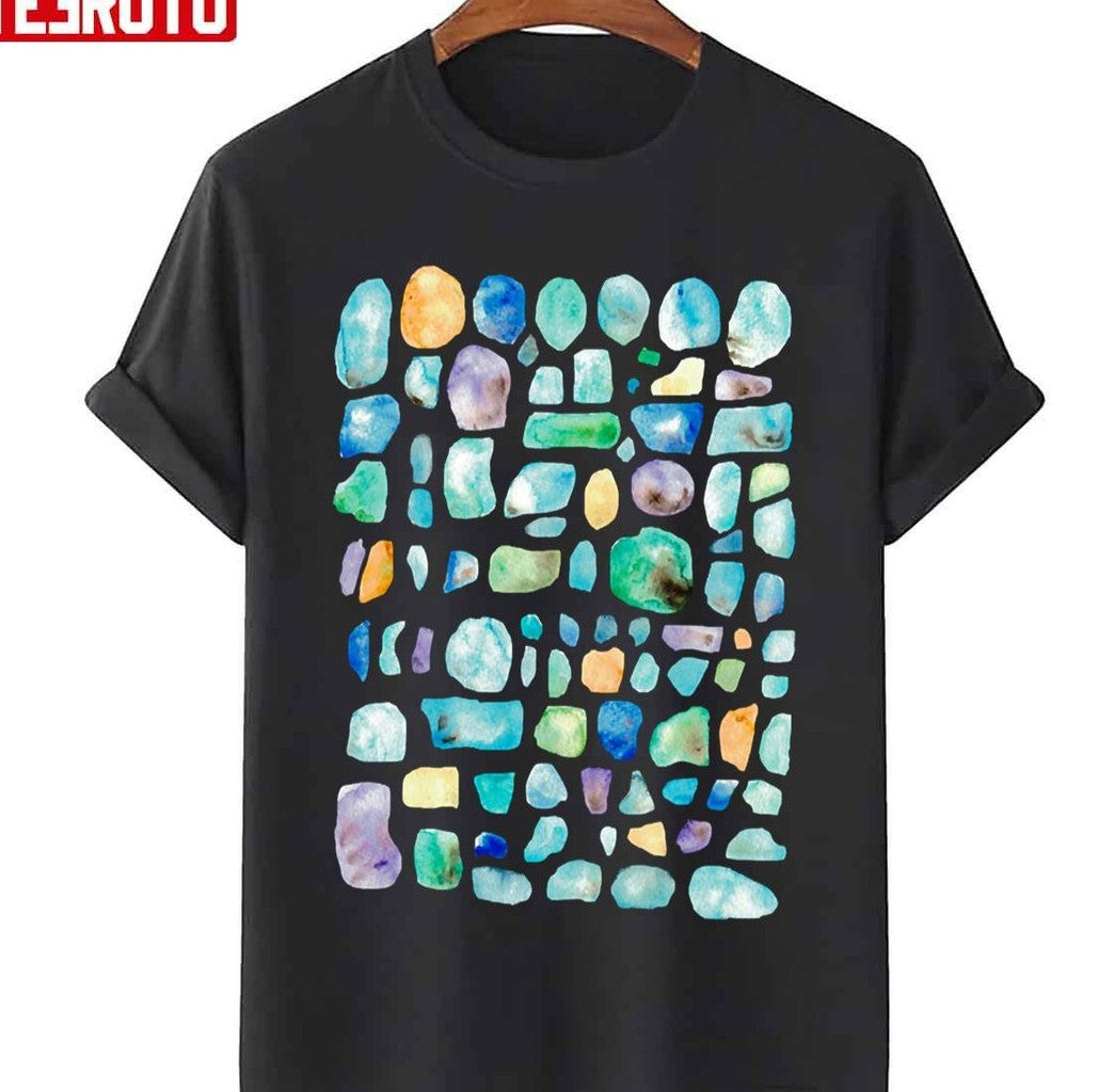 Seaglass Watercolor Unisex Sweatshirt