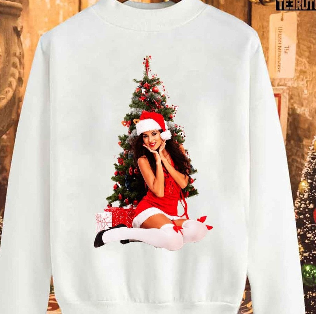 Santa Girl Christmas 2023 Unisex Sweatshirt