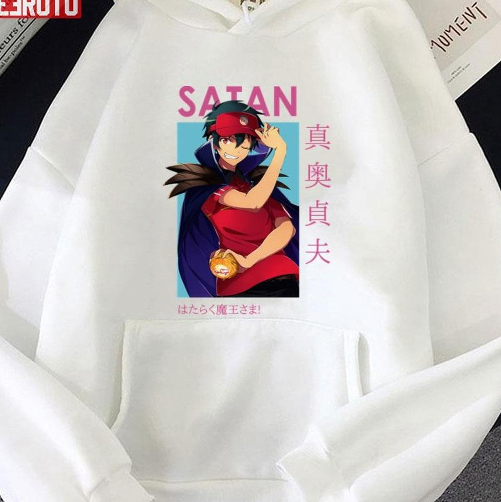 Satan The Devil Is A Parttimer Card Anime Unisex Sweatshirt