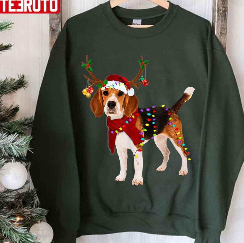 Beagle Dog Christmas Unisex Sweatshirt