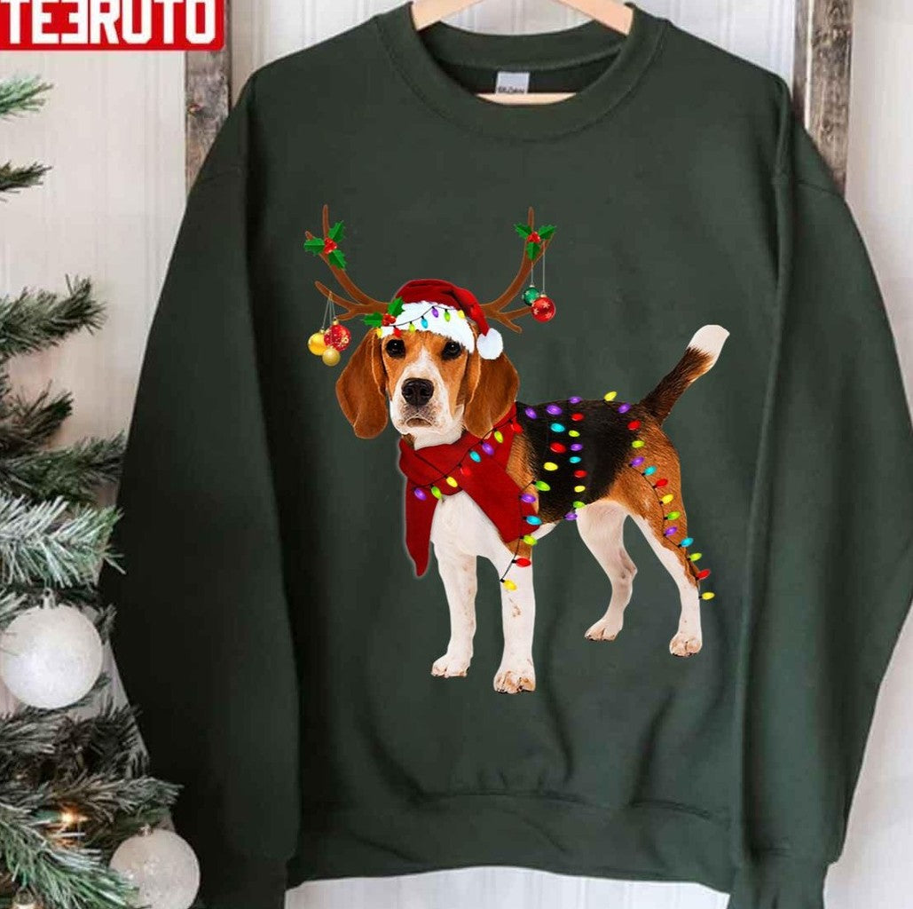 Beagle Dog Christmas Unisex Sweatshirt