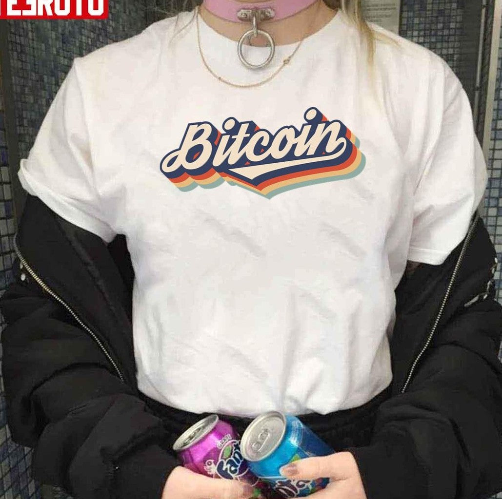 Bitcoin Retro Logo Unisex T-Shirt