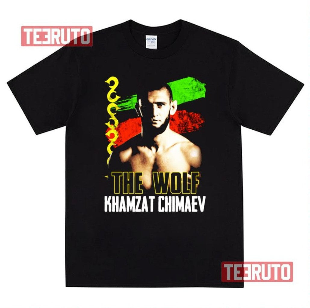 Apparels Khamzat Chimaev The Wolf Unisex T-Shirt