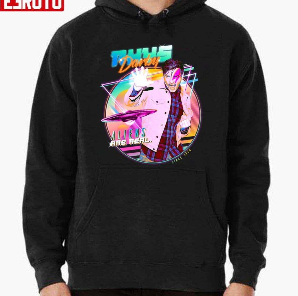 Rhys Darby Aliens Are Real Unisex Hoodie