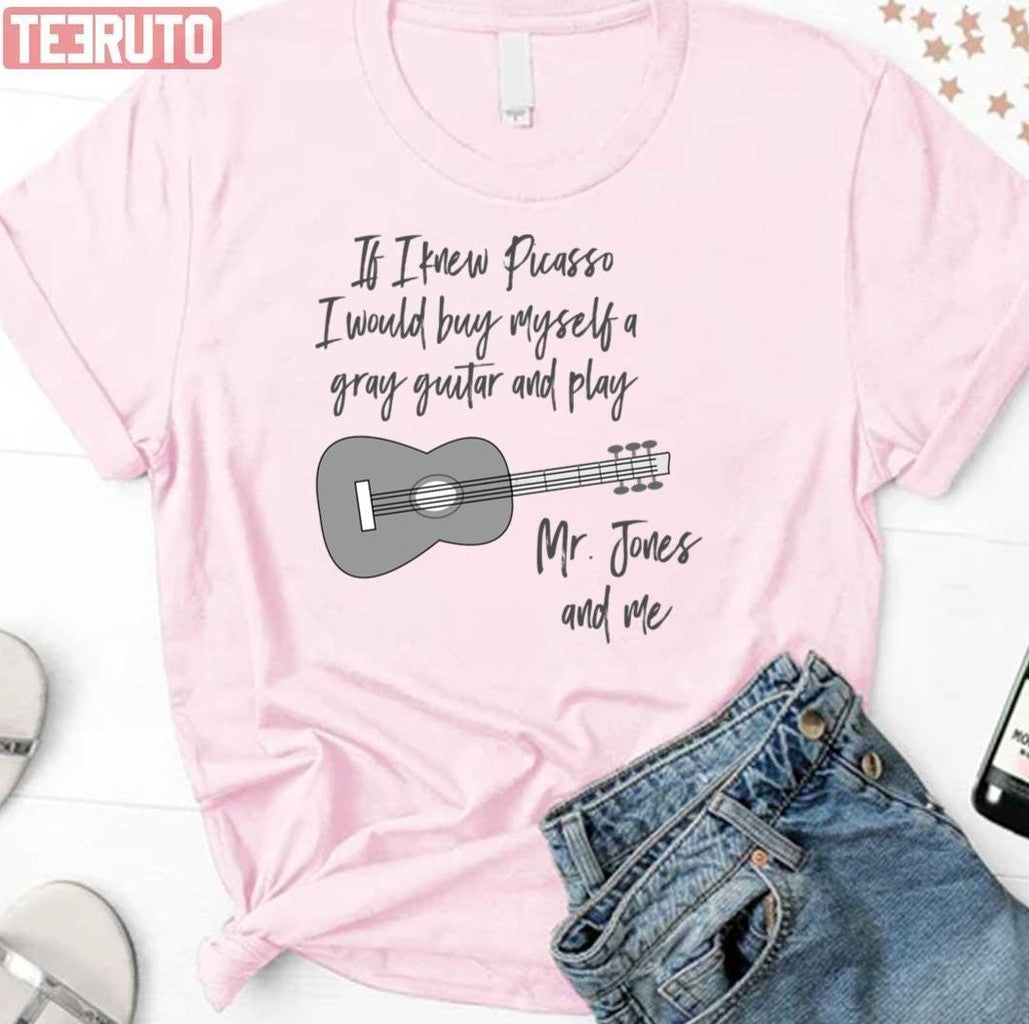 Mr. Jones Guitar Lyrics Unisex T-Shirt