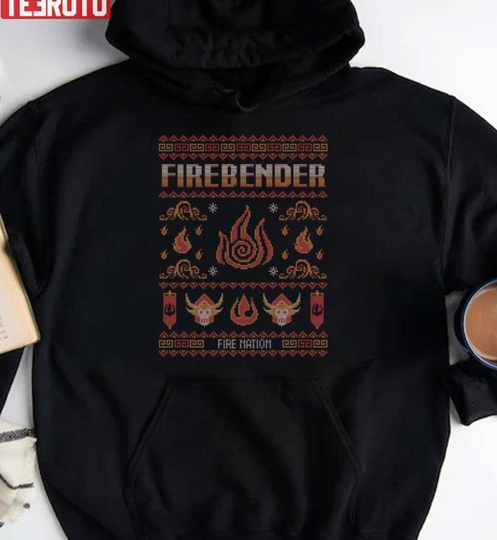 Avatar Firebending Iroh Christmas Zuko Fire Avatar Last Airbender Unisex Sweatshirt