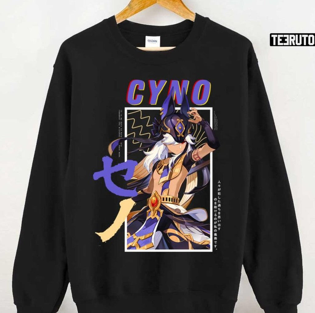 Anime Style Genshin Impact Cyno Unisex T-shirt