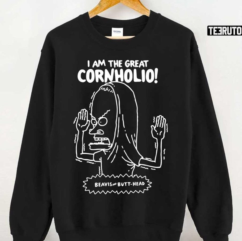 Beavis And Butthead Great Cornholio Outlined Sketch Unisex T-Shirt