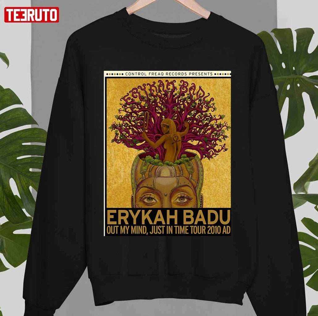 Out My Mind Just In Time Tour Erykah Badu Unisex Sweatshirt