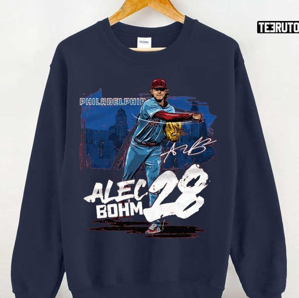 Number 28 Player Philadelphia Phillies Alec Bohm Unisex Sweatshirt