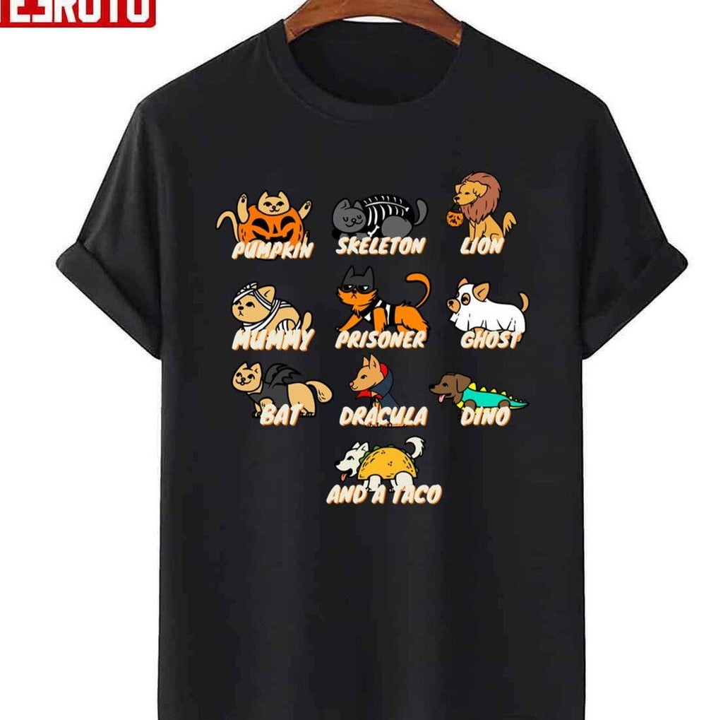 Multible Cute Lazy Halloween Costumes Unisex Sweatshirt