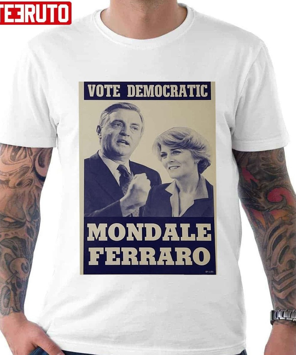 Mondale Ferraro Vote Democratic Unisex T-Shirt