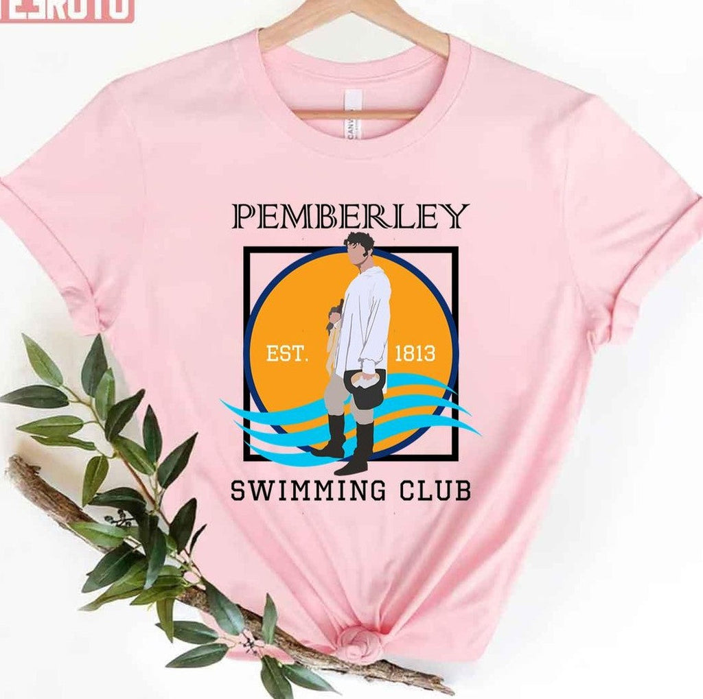 Pemberley Swimming Club Est 1813 Pride And Prejudice Unisex T-Shirt
