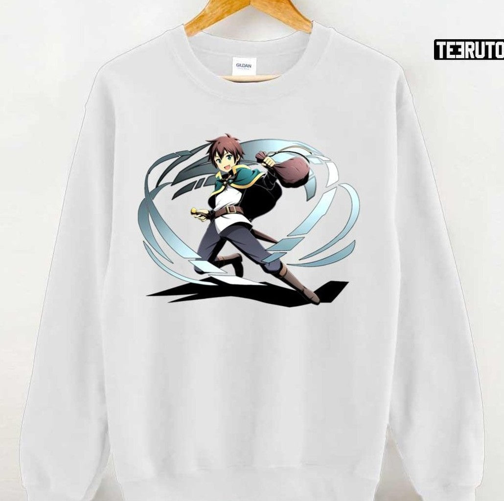 Satou Kazuma Kono Subarashii Sekai Ni Shukufuku Fantasy World Art Unisex T-shirt