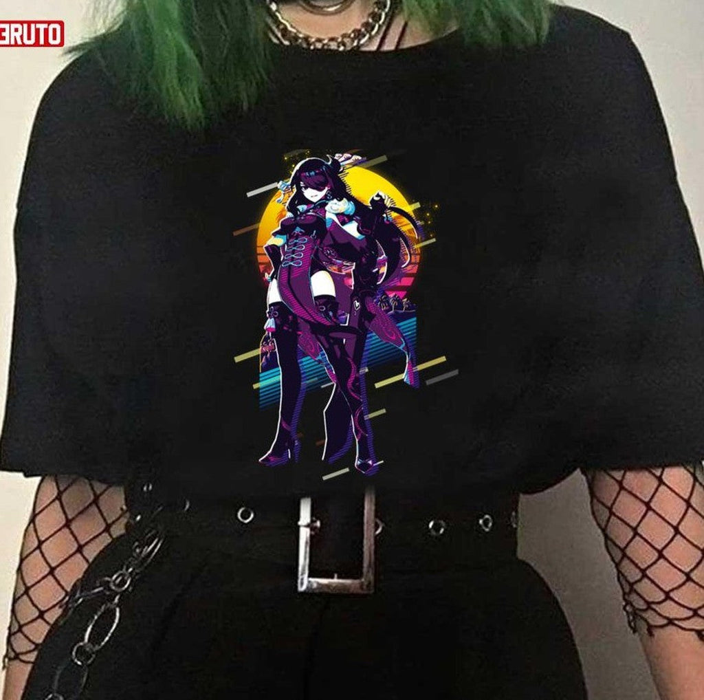 Beidou Genshin Impact 80s Retro Unisex T-shirt