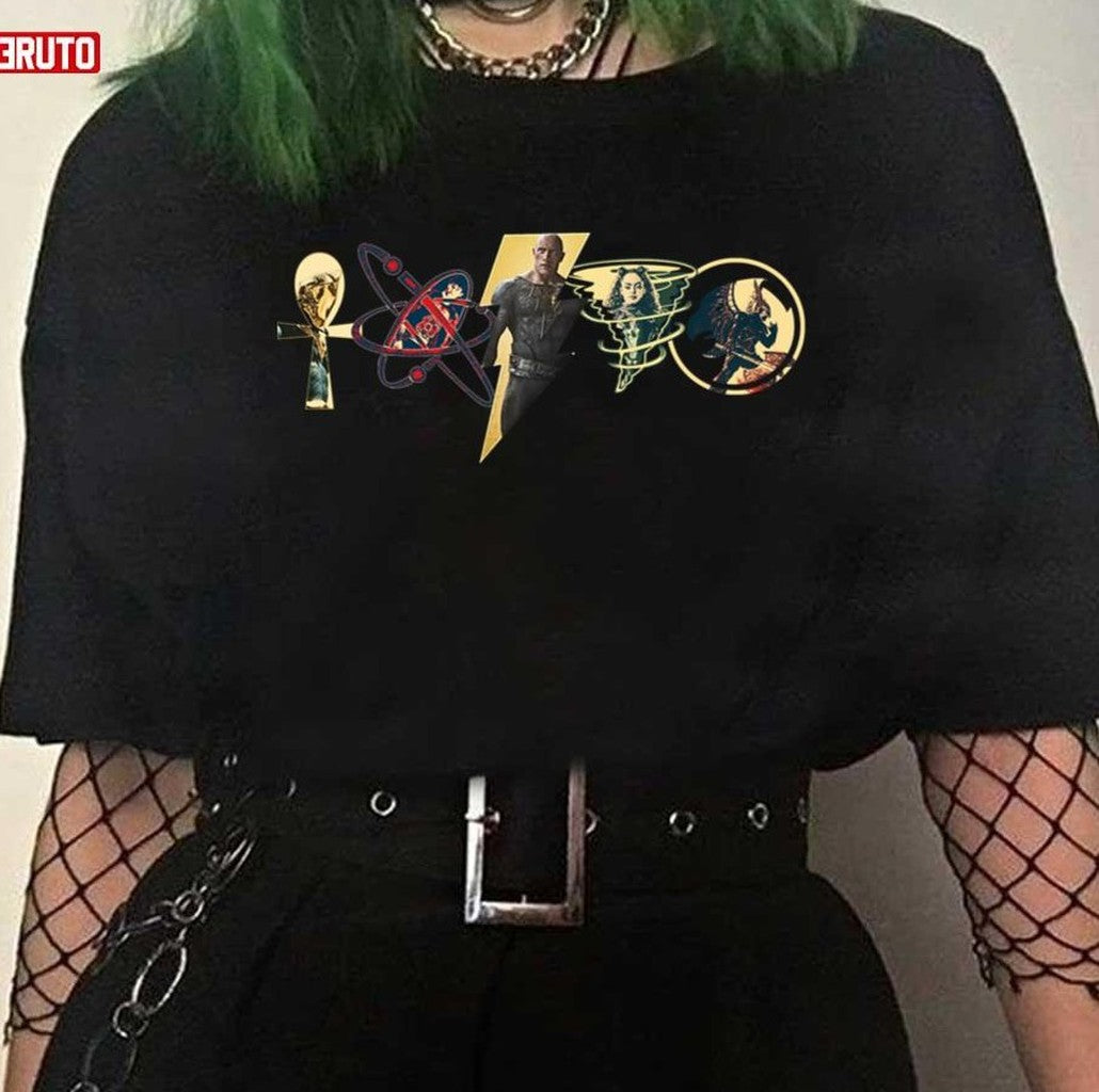 Black Adam Symbols Unisex T-shirt