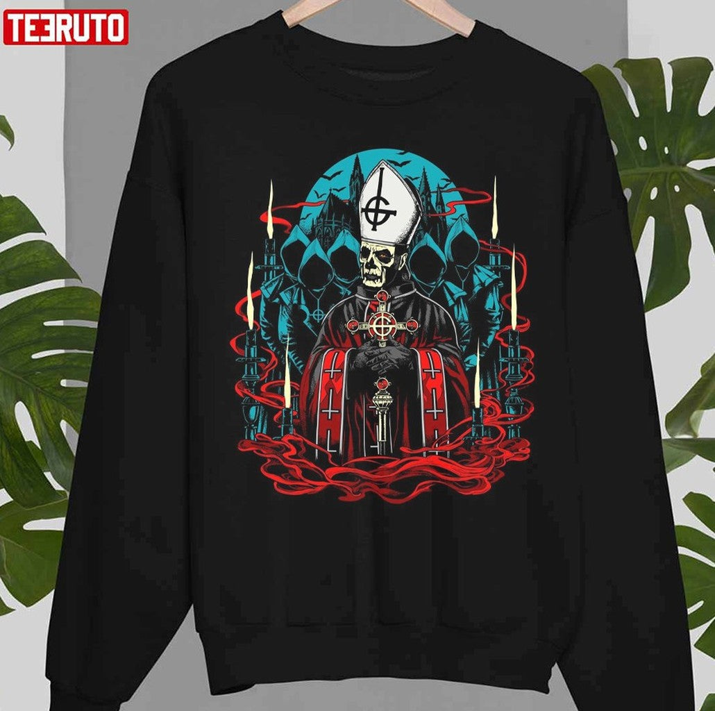 The Dark Night In The Chruch Music Ghost Band Unisex Sweatshirt