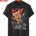 Pizza Kong Funny Japanese Art Unisex T-Shirt