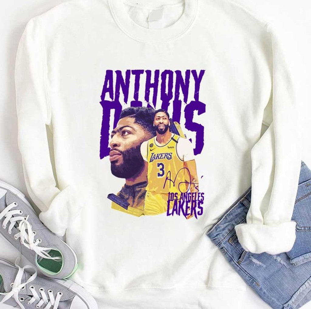 Anthony Davis 3 LA Lakers Team Basketball Player Unisex Hoodie
