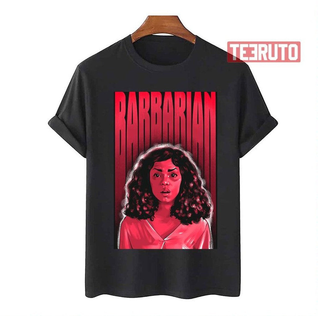 Tess Portrait Barbarian Movie Art Unisex T-Shirt