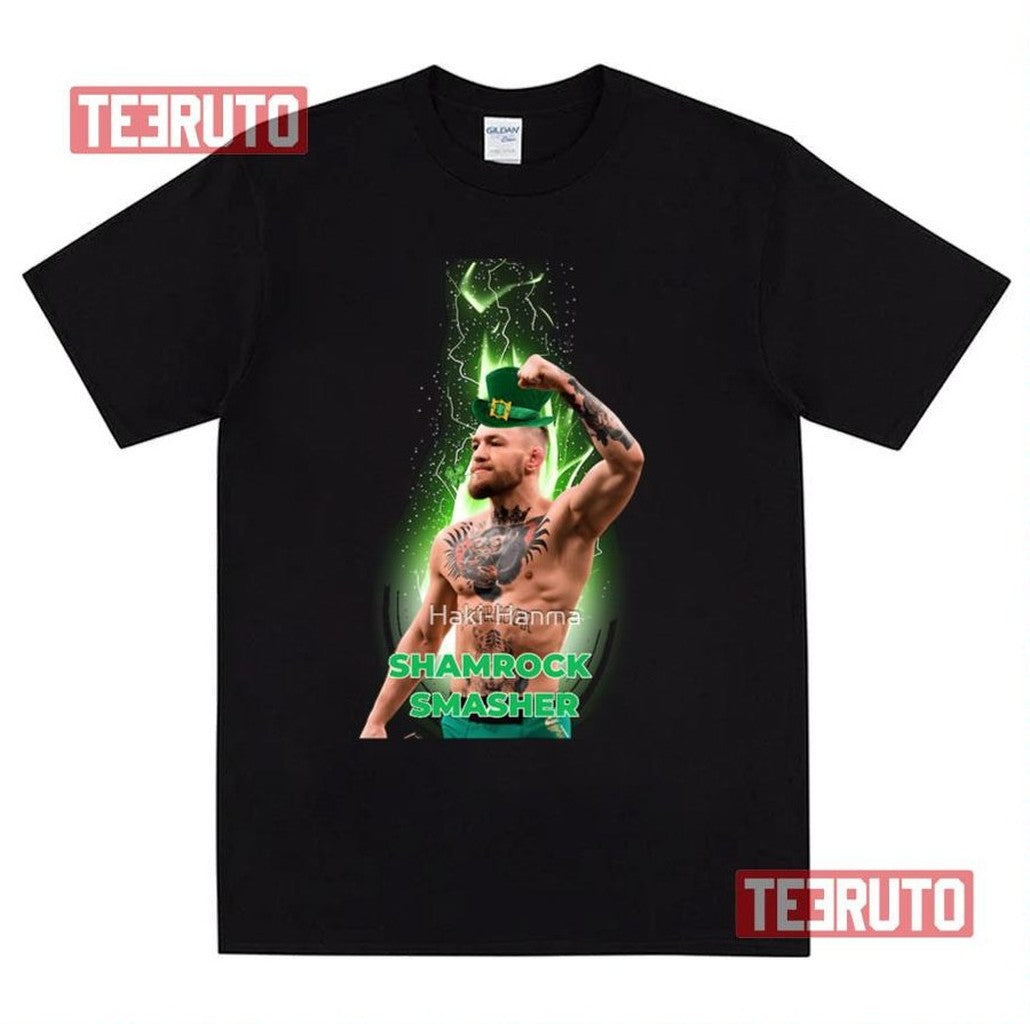 Shamrock Smasher Conor Mcgregor's St Patrick's Day Illustration Unisex Sweatshirt