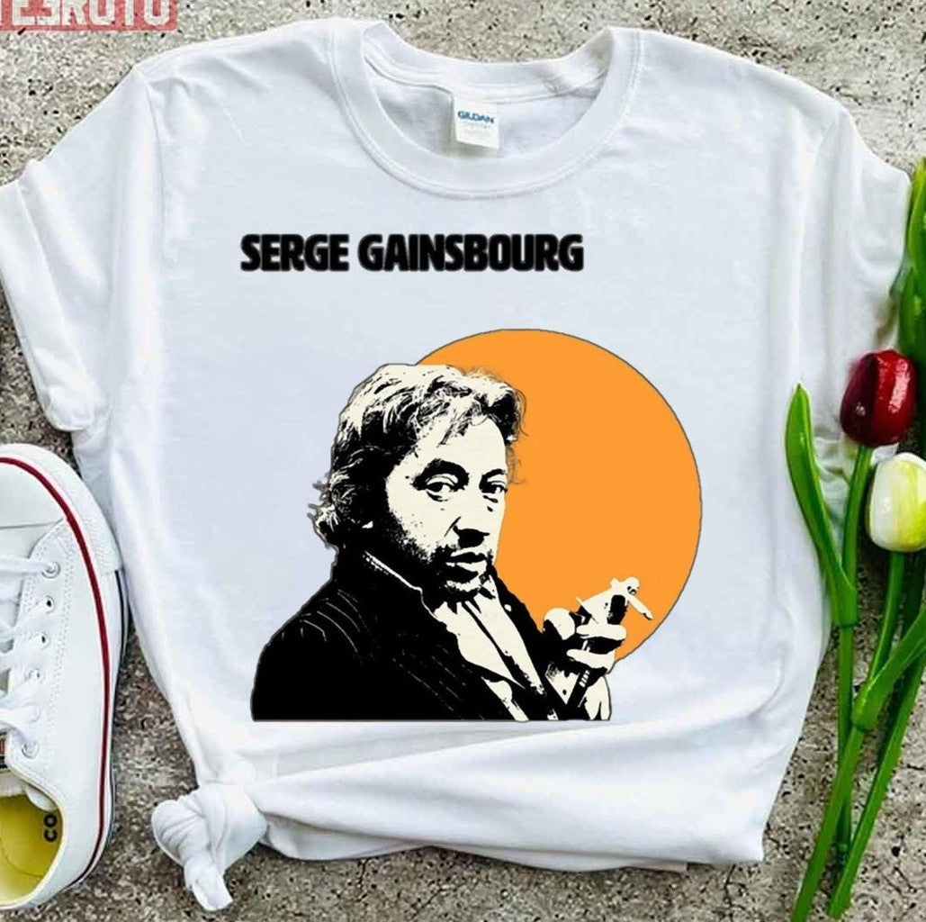 Serge Gainsbourg Portrait Graphic Unisex T-Shirt